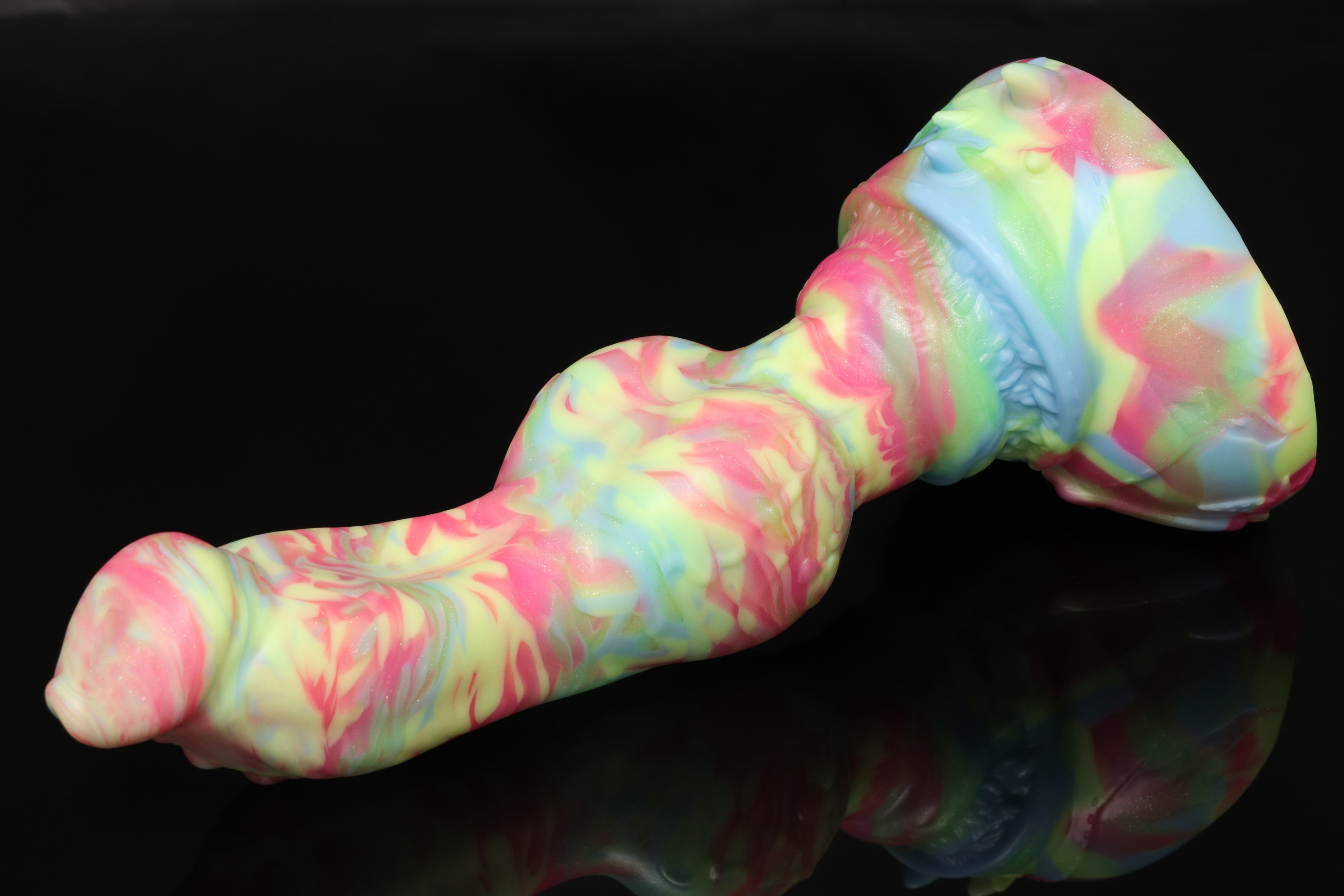 Óscar the Coyote by Bad Dragon — Ready-made pour pour, maker's photo