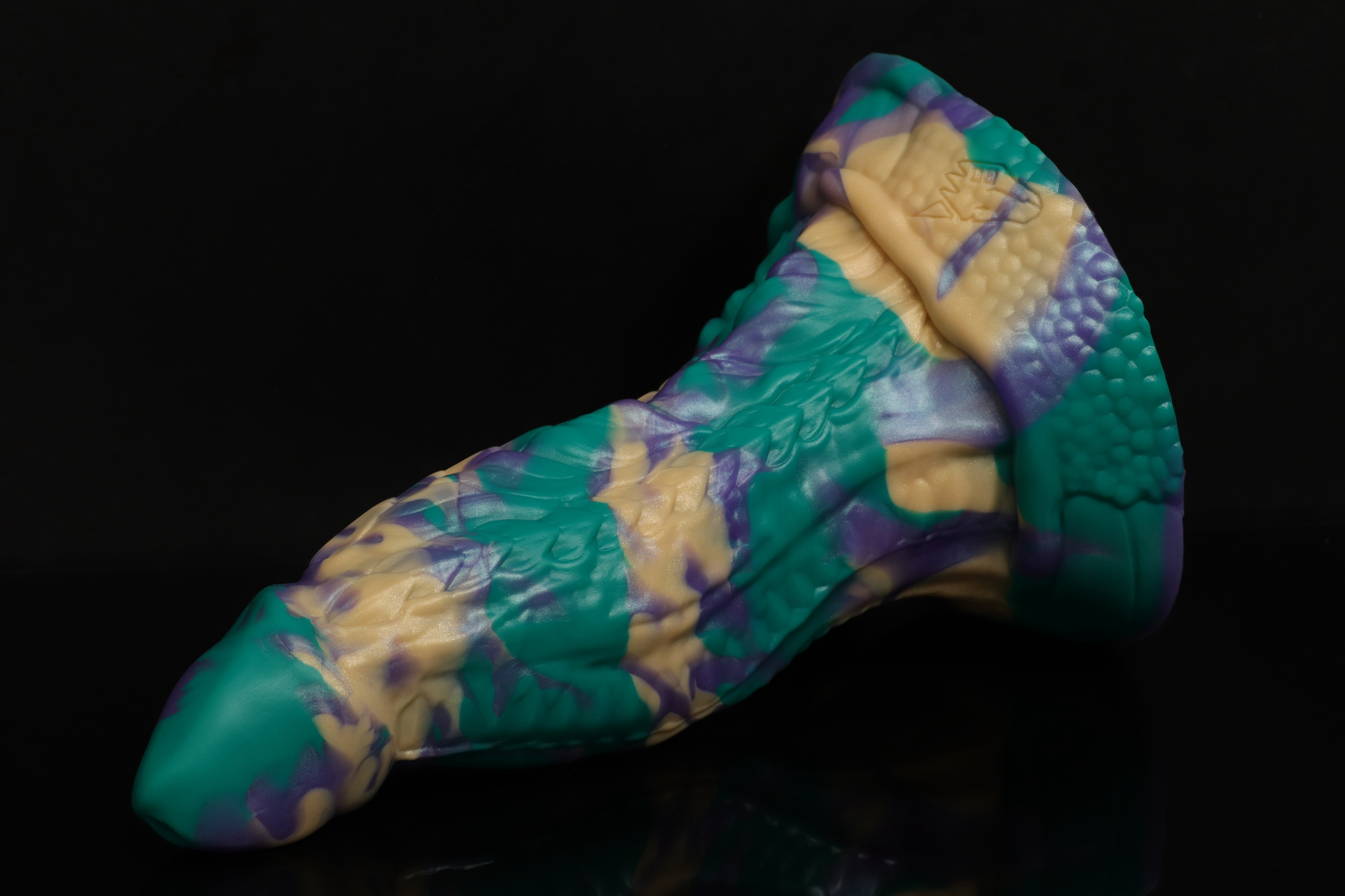 Tempestt the Storm Dragon by Bad Dragon — Ready-made pour pour, maker's photo