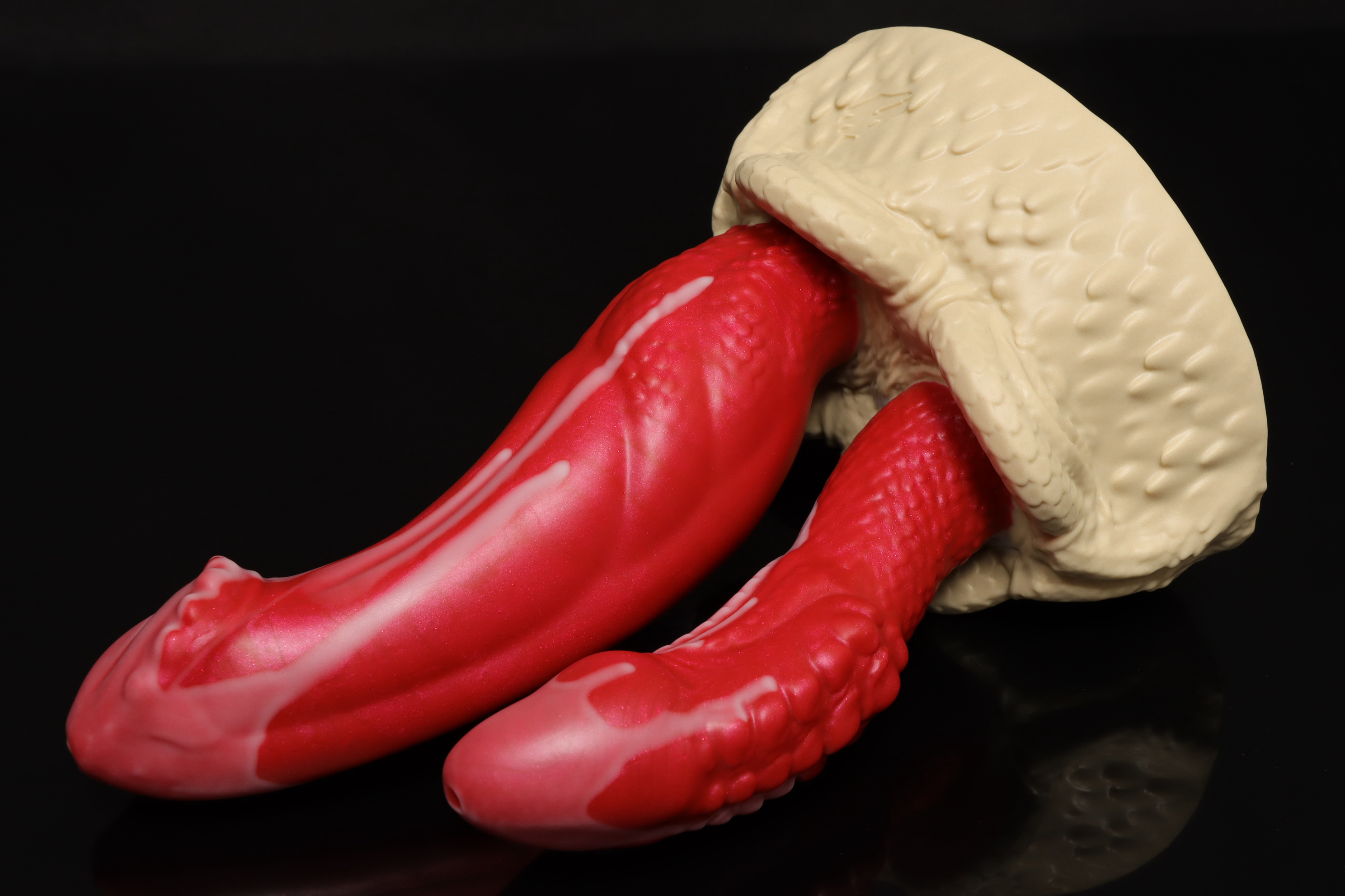 Jake the Rattlesnake by Bad Dragon — Ready-made pour pour, maker's photo